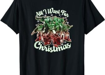 Transformers Autobots Group Christmas All I want T-Shirt