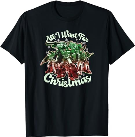 Transformers Autobots Group Christmas All I want T-Shirt