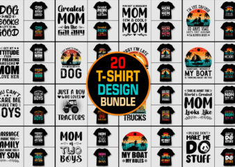 Trendy T-Shirt Design Bundle