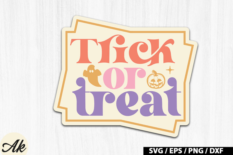 Retro Halloween Stickers Bundle