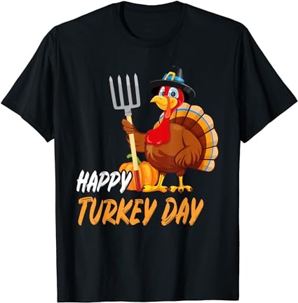 Turkeys thanksgiving pilgrim holiday mens & womens t-shirt
