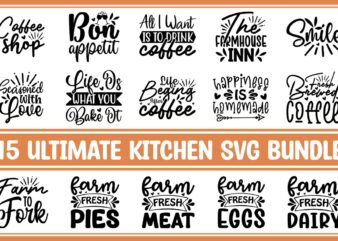 Ultimate Kitchen SVG Bundle t shirt vector graphic