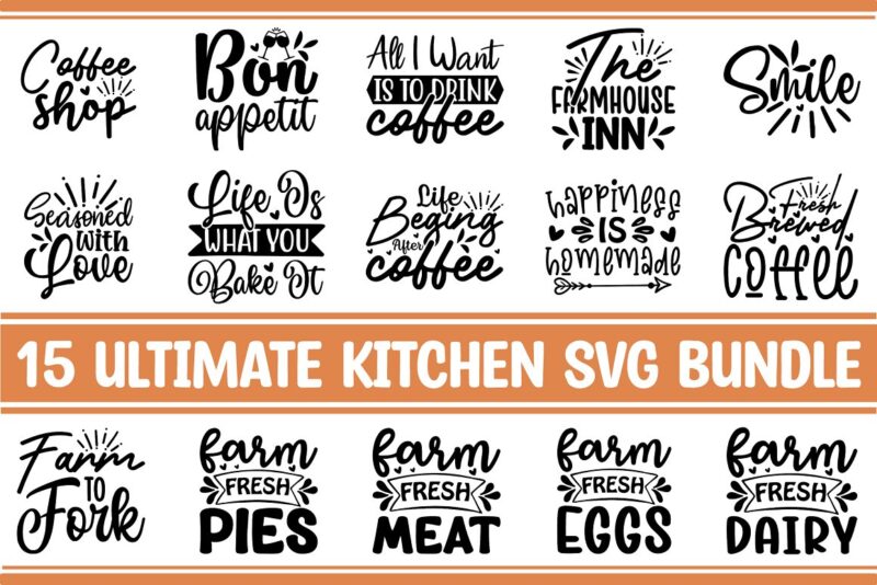 Ultimate Kitchen SVG Bundle