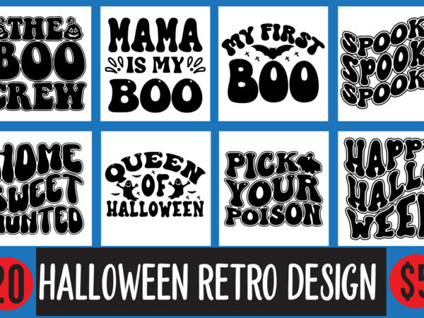 Halloween retro design bundle,halloween svg design,halloween quotes designs,halloween t-shirt designs,halloween retro design,halloween stick