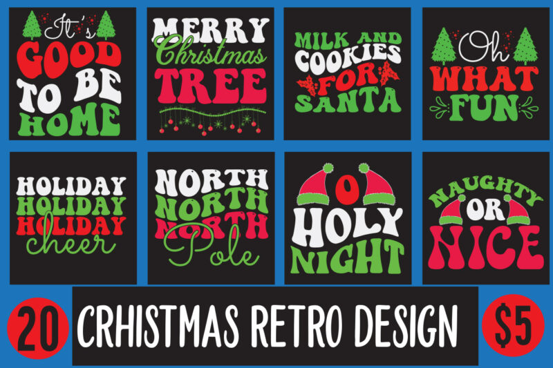 Christmas Retro design bundle, retro bundle, funny retro Christmas, Christmas SVG Mega Bundle , 220 Christmas Design , Christmas svg bundle