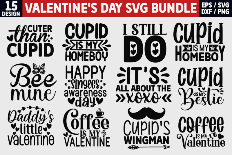 Valentine’s Day SVG Bundle