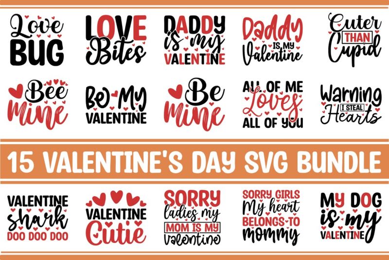 Valentines Day SVG Bundle