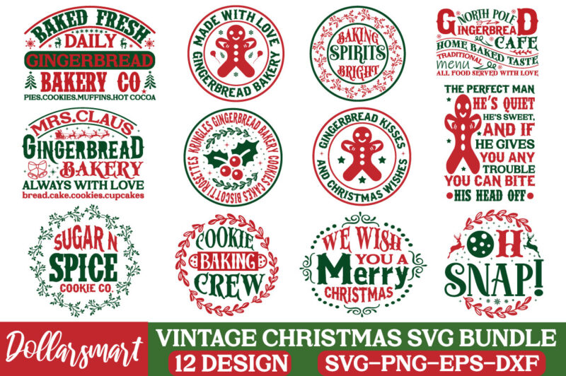 Christmas t-shirt design bundle , vintag Christmas svg bundle