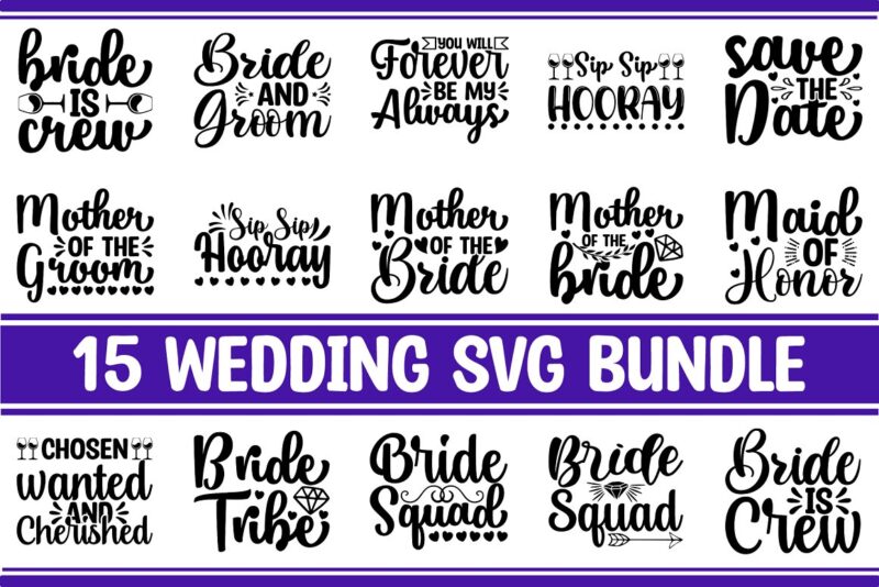 Wedding SVG Bundle