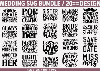 Wedding SVG Bundle