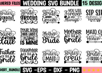 Wedding SVG Bundle