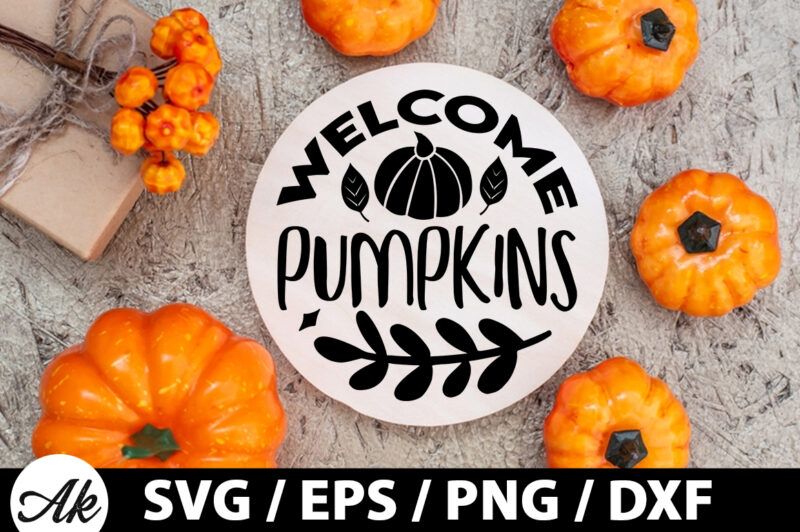 Fall Round Sign SVG Bundle