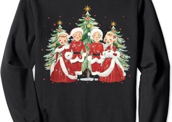 White Christmas Movie 1954 Xmas Song Holiday Pajamas Retro Sweatshirt PNG File