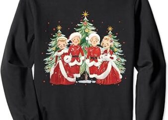 White Christmas Movie 1954 Xmas Song Holiday Pajamas Retro Sweatshirt
