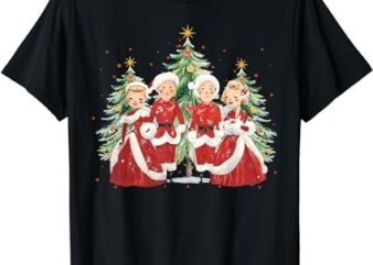 White Christmas Movie 1954 Xmas Song Holiday Pajamas Retro T-Shirt