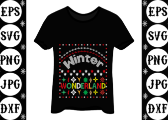 Winter Wonderland t shirt design for sale
