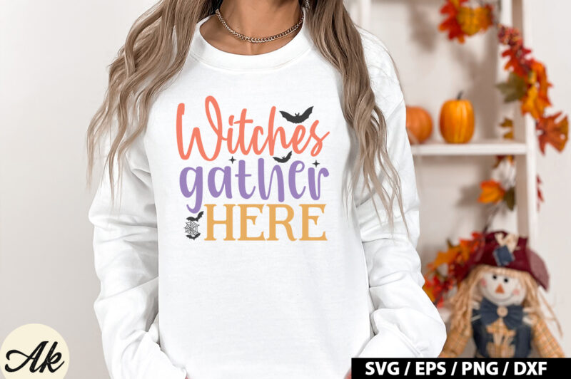 Witches gather here SVG