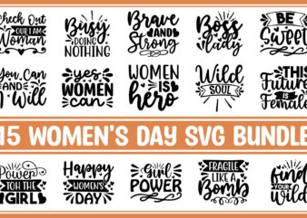 Womens Day SVG Bundle