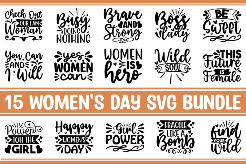 Womens Day SVG Bundle