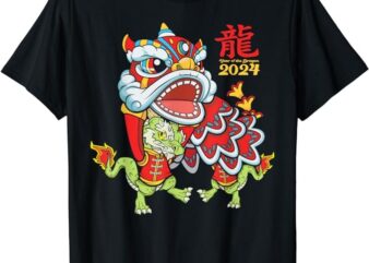 Year of the Dragon 2024 Chinese New Year Zodiac Lunar T-Shirt 1