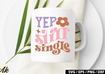Yep still single Retro SVG