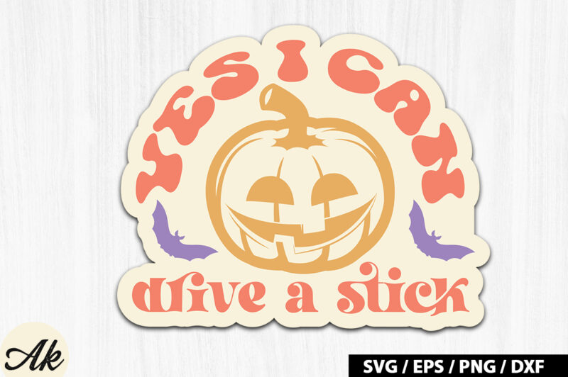 Retro Halloween Stickers Bundle