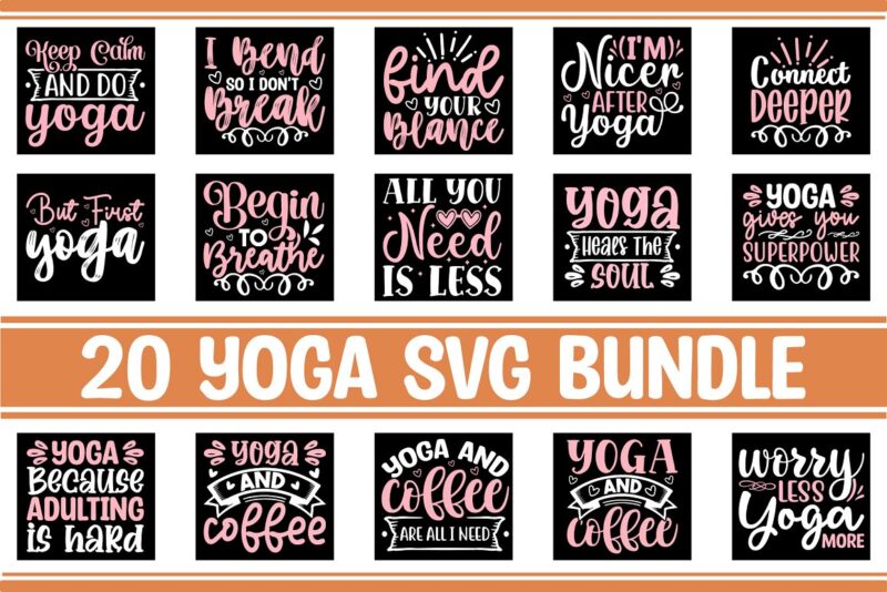 Yoga SVG Bundle