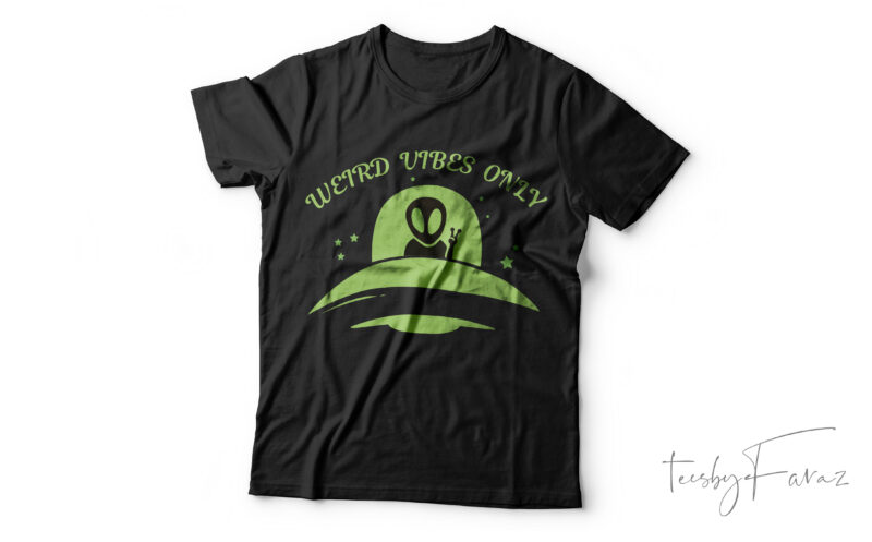 UFO Alien| T-shirt design for sale