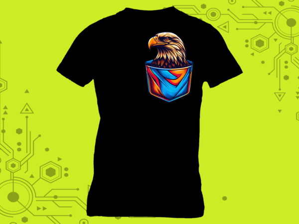 Discover the charm of our delightful pocket-sized pet elegance in clipart, meticulously crafted for print on demand websites t shirt vector illustration