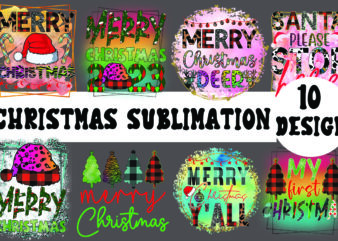 Christmas Sublimation design bundle, Christmas SVG Mega Bundle , 220 Christmas Design , Christmas svg bundle , 20 christmas t-shirt design ,