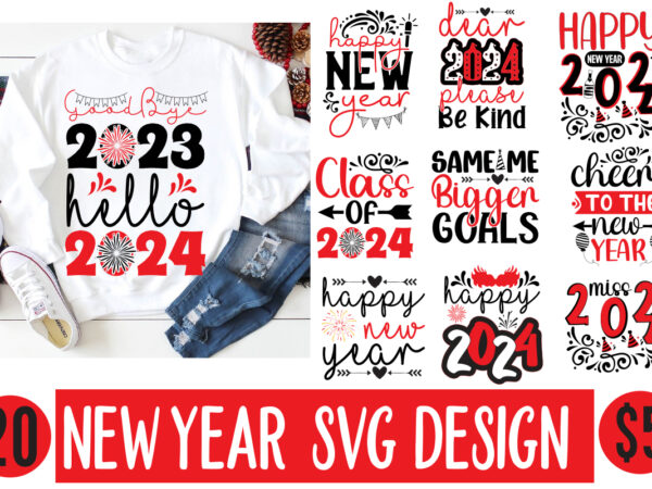 New year svg design bundle ,new year 2024,new year decorations 2024, new year decorations, new year hats 2024,new year earrings, new year he