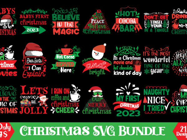 Christmas svg bundle 2023. t shirt vector file