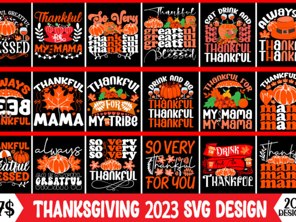 Thanksgiving svg bundle . t shirt designs for sale