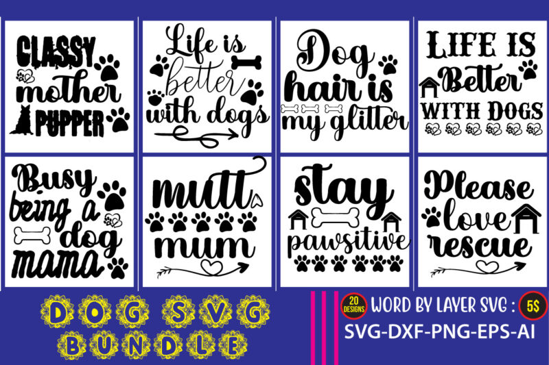 Dog T-shirt Designs Bundle,240 Designs,Big Sell Designs,On sell Designs,Dog SVG Cut file,240 Designs,Big Sell Designs,SVG bundle for Cricut,