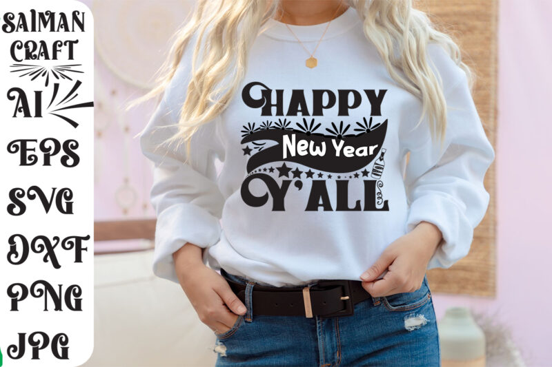 Happy New Year SVG Bundle 2024, Happy New Year 2024 All Subject Design , Happy New Year Bundle .