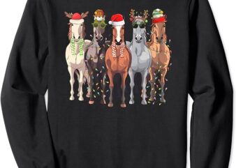 horses christmas Sweatshirt