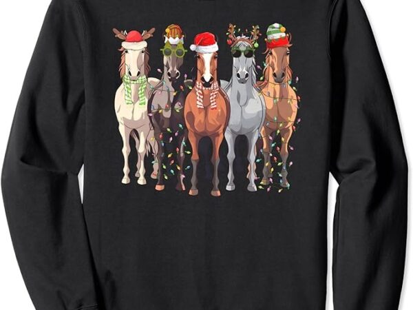 Horses christmas sweatshirt Horses christmas sweatshirt