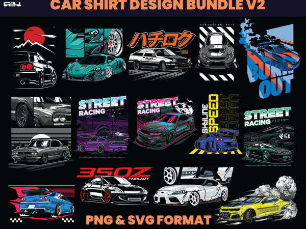 50 sport car streetwear designs, t-shirt design bundle, streetwear designs, jdm design, urban shirt designs, graphics shirt , dtf, dtg