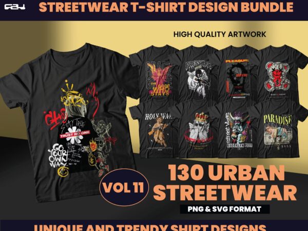 130 urban streetwear designs, t-shirt design bundle, streetwear designs, aesthetic design, urban shirt designs, graphics shirt , dtf, dtg