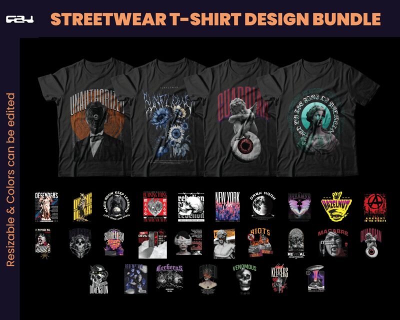 151 Urban Streetwear Designs, T-shirt Design bundle, Streetwear Designs,  Aesthetic Design, Urban Shirt designs, Graphics shirt, DTF, DTG - Buy t-shirt  designs