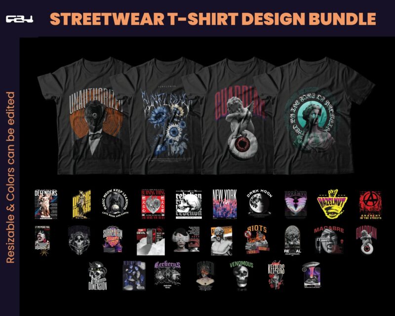 151 Urban Streetwear Designs, T-shirt Design bundle, Streetwear Designs, Aesthetic Design, Urban Shirt designs, Graphics shirt, DTF, DTG