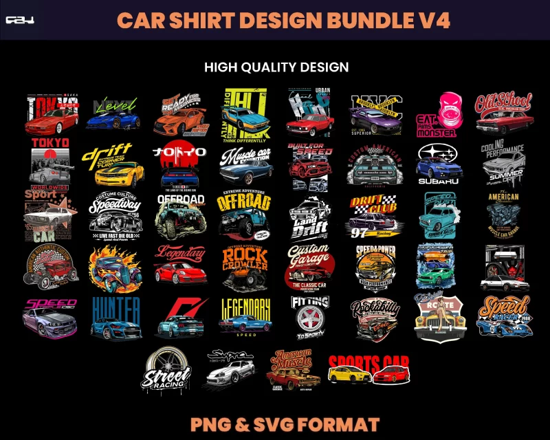100 Sport Car Streetwear Designs, T-shirt Design bundle, Streetwear Designs, jdm Design, Urban Shirt designs, Graphics shirt , DTF, DTG