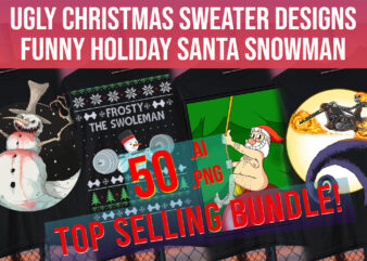 Ugly Christmas Sweaters Designs Funny Holiday Santa Snowman 2024 2025 Top Trending