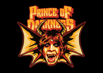prince of darkness t shirt illustration