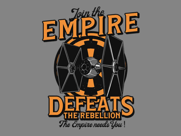 Join the empire vector clipart