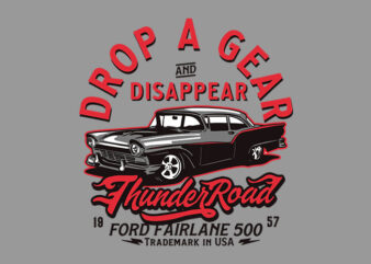 thunder road t shirt designs for sale