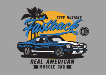 fastback t shirt graphic design
