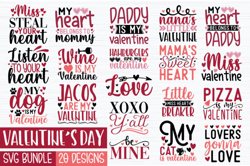 Valentine’s day Mega SVG Bundle