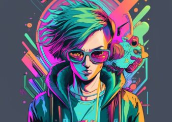 t-shirt design, web developent, programmer, computer, hacker, cyberpunk PNG File