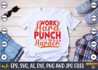 Work Hard Punch Harder,Christmas,Ugly Sweater design,Ugly Sweater design Christmas, Christmas svg, Christmas Sweater, Christmas design, Chri